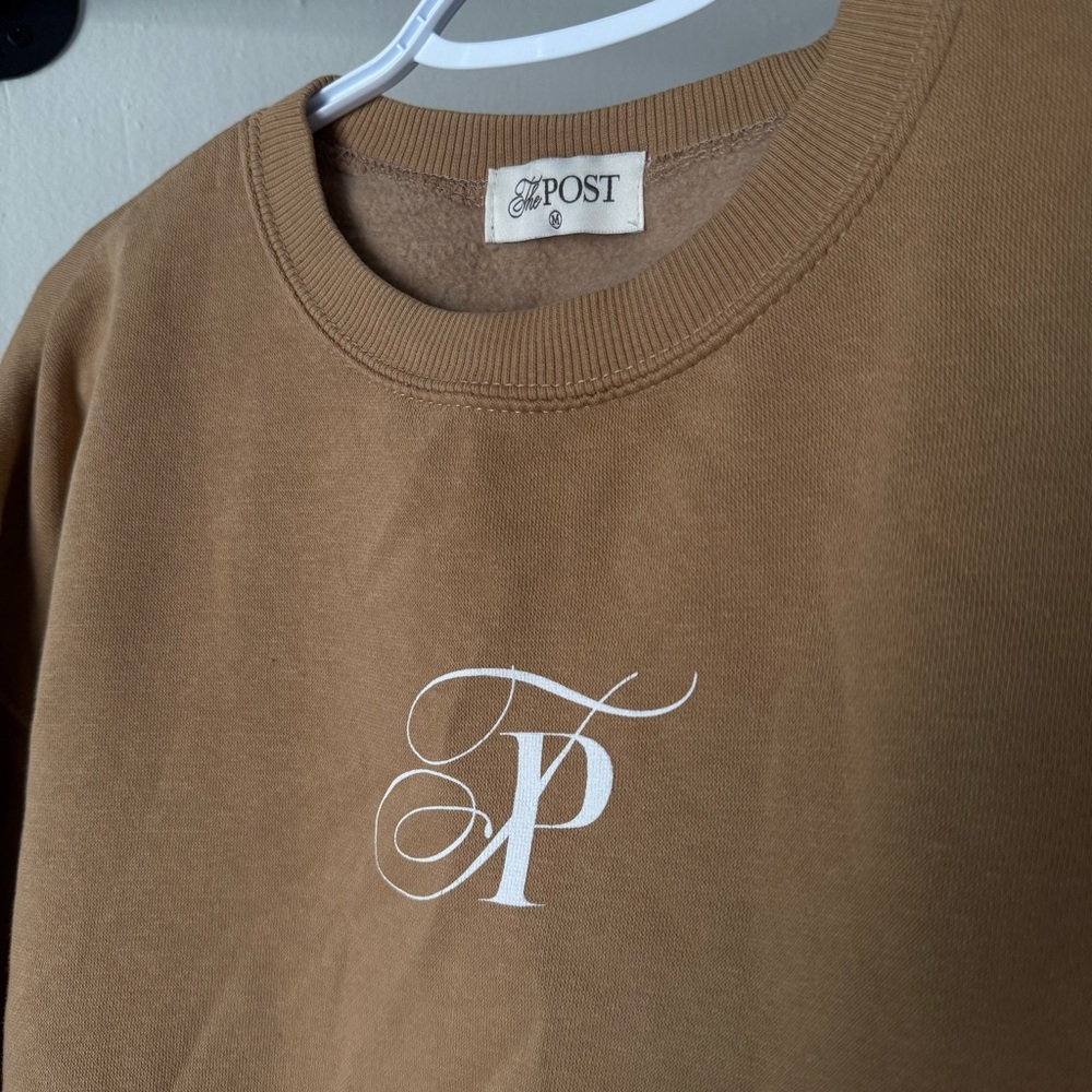 Light brown Crew Neck Sweater - Picture 2 of 2